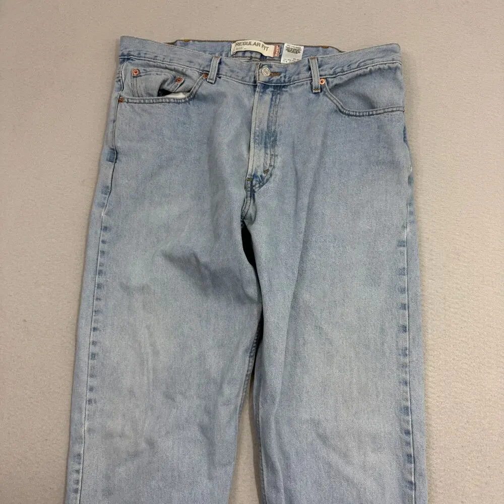 Vintage Levis 505 Regular Fit Jeans Men 38x34 (Fits 36x33) Blue y2k 2006 Western